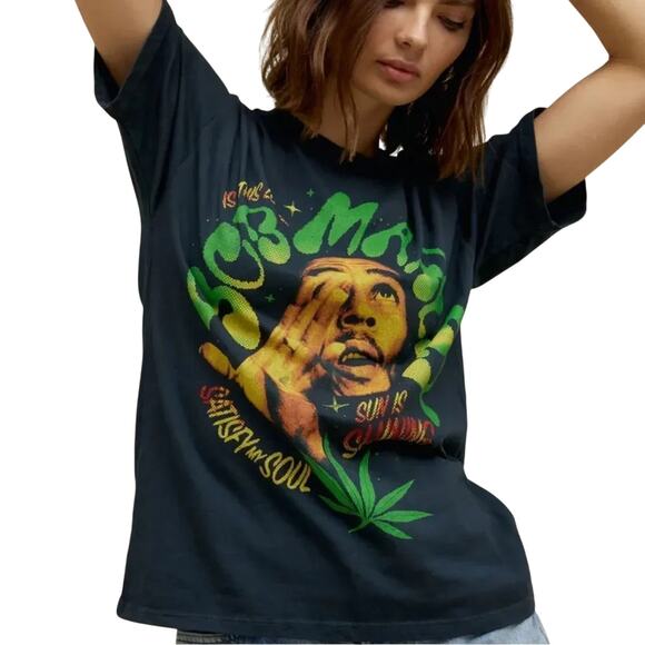 DAYDREAMER Bob Marley Is This Love Weekend Tee Size S New without Tag MSRP $88 - Picture 1 of 8